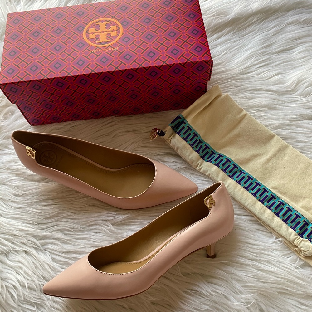 Tory Burch Elizabeth Pointed Toe Leather
